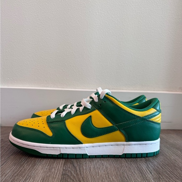 NWT Nike Dunk Low Brazil - Size 9.5 Men - Picture 8 of 11